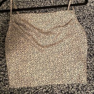 Dalmatian Printed Satin Cami Top